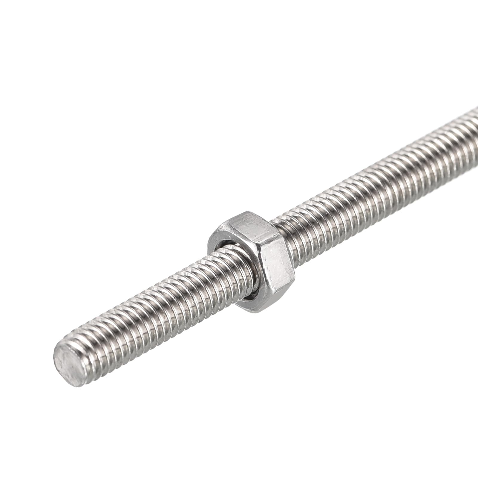 Amazon.co.jp: uxcell 全ネジロッド M8 x 330 mm 24個六角ナット